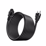 Cable de Poder para PC 5-15P a C13 14AWG 16A 1.8 Metros NETCOM PE-PW0082: La Máxima Seguridad para tu Computadora, Cable de poder de alta resistencia Netcom PE-PW0082 de 1.8 metros y calibre 14AWG, mostrando el enchufe NEMA 5-15P y el conector C13 para computadora, un producto de HD Multimedia PERU SAC.