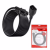 Cable para UPS C a C A AWG  Metros NETCOM PE PW La Conexión Más Segura para tu UPS y Servidores Cable de poder de alta resistencia Netcom PE PW de  metros mostrando el conector macho C y el conector hembra C para UPS y servidores un producto de grado profesional de HD Multimedia PERU SAC