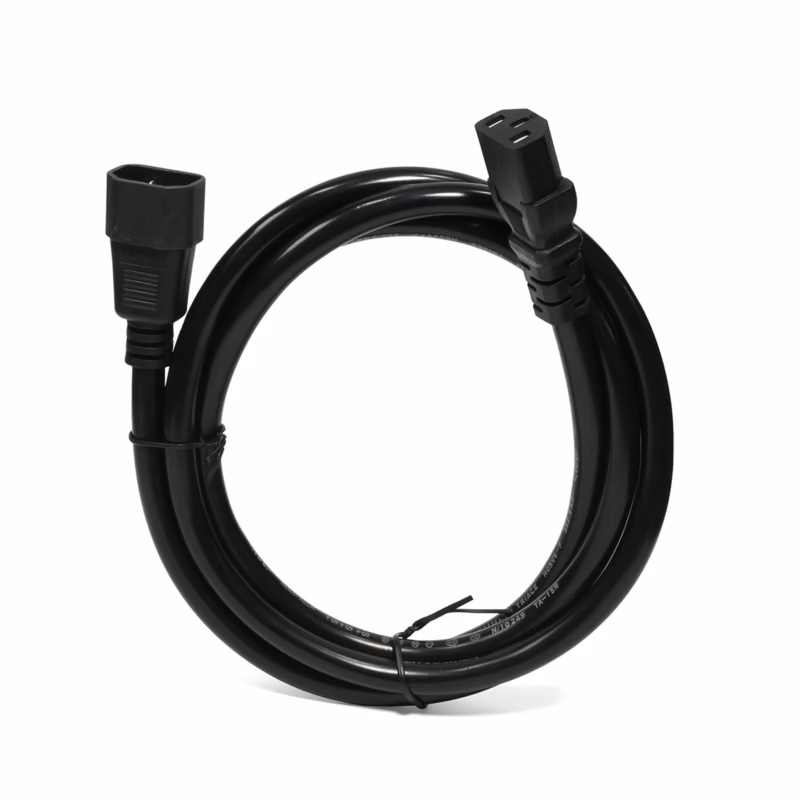 Cable para UPS C13 a C14 16A 14AWG 1.8 Metros NETCOM PE-PW0080____03 Cable para UPS C a C NETCOM PE PW A AWG Metros La Conexión Más Segura para tu UPS y Servidores
