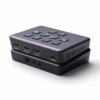 Capturador HDMI Dual KHz con PIP Selector Streaming NETCOM PE EL Crea Streams Profesionales Fácilmente Capturadora y switcher de video dual HDMI Netcom PE EL de metal color gris mostrando sus dos entradas HDMI puertos de audio y botones de control para streaming profesional producto de HD Multimedia PERU SAC