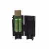 Conector HDMI K Con Bornera y Terminales capucha American NET GP  Crea o Repara tus Cables HDMI sin Soldar Conector HDMI macho K con borneras American NET GP  desarmado mostrando el bloque de terminales de tornillo y la carcasa protectora negra producto de HD Multimedia PERU SAC