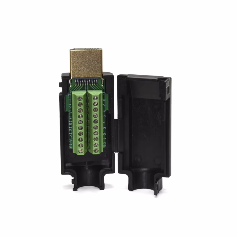 Conector HDMI K Atornillable Bornera y Terminales capucha American NET GP  Crea o Repara tus Cables HDMI sin Soldar