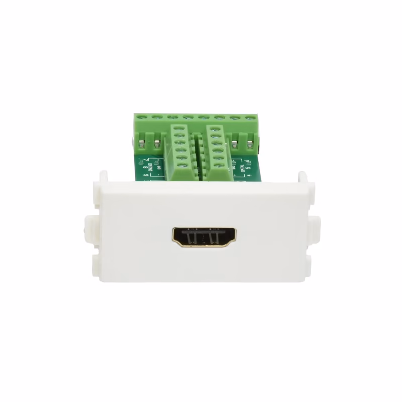 Conector HDMI K con Borneras para Placa de Pared American NET GP AC HH B