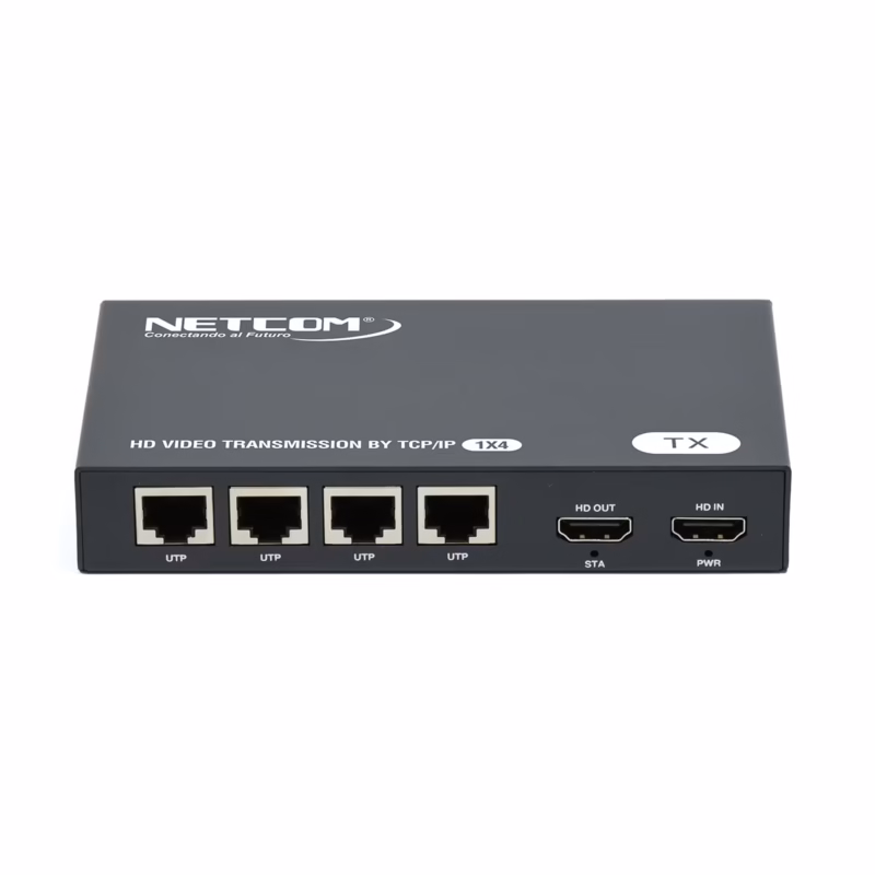 Extensor Splitter HDMI × Netcom PE EX hasta  Metros por Cat | Venta en Perú