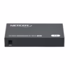 Extensor Splitter HDMI x por UTP M NETCOM PE EX | Venta en Perú Kit extensor splitter HDMI x Netcom PE EX mostrando la unidad transmisora metálica con sus  puertos de red de salida y la unidad receptora un producto AV profesional de HD Multimedia PERU SAC