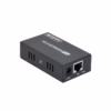 Extensor Splitter HDMI x por UTP M NETCOM PE EX | Venta en Perú Kit extensor splitter HDMI x Netcom PE EX mostrando la unidad transmisora metálica con sus  puertos de red de salida y la unidad receptora un producto AV profesional de HD Multimedia PERU SAC