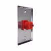 Faceplate SPEAKON Metálico Finder WP TM Dale un Acabado Profesional a tu Sonido Faceplate o placa de pared metálica marca Finder con un conector Speakon hembra de  polos y color rojo profesional instalado producto para audio de HD Multimedia PERU SAC