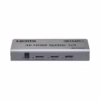 Splitter HDMI x KHz v con EDID Netcom PE SP La Solución Inteligente para Duplicar tu Señal Divisor HDMI x KHz versión  Splitter HDMI x profesional Netcom PE SP de metal color gris mostrando sus puertos HDMI y los selectores de modo EDID un producto AV de alta gama de HD Multimedia PERU SAC