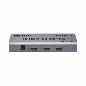 Splitter HDMI 1x2 4K@60Hz Version 2.0 NETCOM PE-SP0072____03 Splitter HDMI × K Hz Netcom PE SP La Solución Inteligente para Duplicar tu Señal en Ultra HD v y EDID