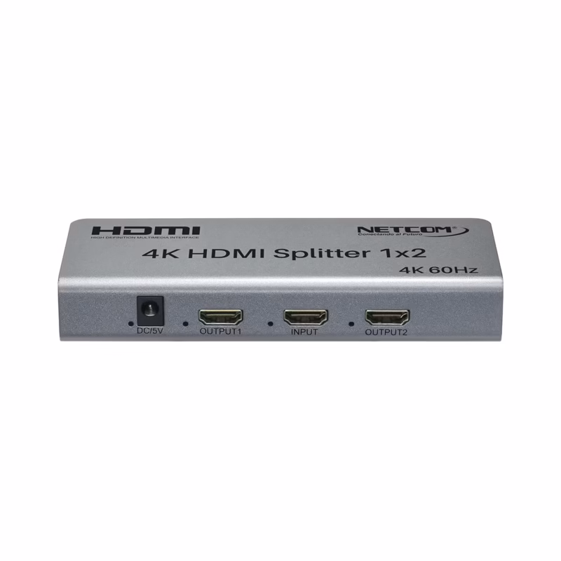 Splitter HDMI × K Hz Netcom PE SP La Solución Inteligente para Duplicar tu Señal en Ultra HD v y EDID