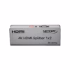 Splitter HDMI x KHz v con EDID Netcom PE SP La Solución Inteligente para Duplicar tu Señal Divisor HDMI x KHz versión  Splitter HDMI x profesional Netcom PE SP de metal color gris mostrando sus puertos HDMI y los selectores de modo EDID un producto AV de alta gama de HD Multimedia PERU SAC