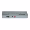 Splitter HDMI × K HZ NETCOM PE SP Versión  con Gestión EDID Distribución de Video Inteligente  Splitter HDMI x K HZ Versión  con Gestión EDID NETCOM PE SP Distribución de Video Inteligente Splitter HDMI x profesional Netcom PE SP de metal color gris mostrando sus puertos y selectores EDID para distribución de video K producto de HD Multimedia PERU SAC  HD Multimedia PERU SAC