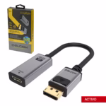 Adaptador DisplayPort a HDMI Activo 4K@60Hz Delcom DL-ADP2HF01: El Complemento Ideal para tus Multi-Pantallas, Adaptador activo DisplayPort a HDMI 4K@60Hz Delcom DL-ADP2HF01, con conectores de aluminio y contactos dorados, un producto de HD Multimedia PERU SAC.