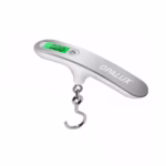 Balanza Digital Portátil para Viajes Opalux OP-622: ¡Evita el Exceso de Equipaje!, Balanza digital portátil para viajes Opalux OP-622, color blanco, mostrando su pantalla LCD retroiluminada y gancho de acero, un producto para viajeros de HD Multimedia PERU SAC.