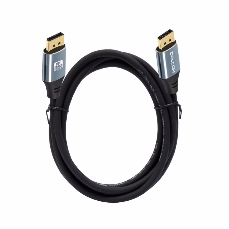 Cable DisplayPort K MT v HDR DSC HBR Gbps Premium Delcom DL ADP  Alta Calidad para tu Monitor Gamer