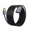 Cable Extensión USB de MT USB  Gbps NETCOM PE CA Lleva tu Conexión USB  más Lejos Cable de extensión USB  premium Netcom PE CA de  metros mostrando sus robustos conectores de aleación de aluminio con contactos dorados un producto de HD Multimedia PERU SAC