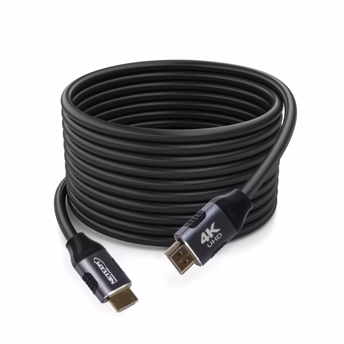 Cable HDMI MT K v Hz Gbps D Full Cobre NETCOM PE HD Cable HDMI K de  metros Netcom PE HD  cobre con conectores de aleación de aluminio y contactos dorados un producto de HD Multimedia PERU SAC