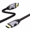 Cable HDMI MT K v Hz Gbps D Full Cobre NETCOM PE HD Cable HDMI K de  metro Netcom PE HD mostrando sus conectores premium de aleación de aluminio y contactos dorados un producto de HD Multimedia PERU SAC