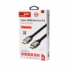 Cable HDMI MT K v Hz Gbps D Full Cobre NETCOM PE HD Cable HDMI K de  metro Netcom PE HD mostrando sus conectores premium de aleación de aluminio y contactos dorados un producto de HD Multimedia PERU SAC