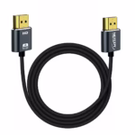 Cable HDMI 3MT Slim 4K Enmallado Ultra HD 60HZ v2.0 eARC NETCOM PE-HD0883, Cable HDMI 4K slim de 3 metros Netcom PE-HD0883, enmallado y con conectores de aleación de aluminio, un producto premium de HD Multimedia PERU SAC.