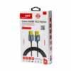 Cable HDMI MT Slim K Enmallado Ultra HD HZ v eARC NETCOM PE HD Cable HDMI K slim de  metros Netcom PE HD enmallado y con conectores de aleación de aluminio un producto premium de HD Multimedia PERU SAC