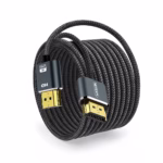 Cable HDMI 5MT 4K Slim Enmallado Ultra HD 60HZ v2.0 eARC NETCOM PE-HD0884, Cable HDMI 4K slim de 5 metros Netcom PE-HD0884, enmallado y con conectores de aleación de aluminio, un producto premium de HD Multimedia PERU SAC.