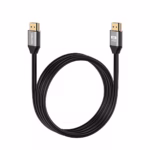 Cable HDMI 8K 1.8M Premium HDR 3D 48Gbps eARC Delcom DL-AH2102-01, Cable HDMI 8K 2.1 premium Delcom DL-AH2102-01 de 1.8 metros, con conectores de aluminio dorados, ideal para gaming 4K@120Hz en PS5, un producto de HD Multimedia PERU SAC.