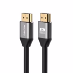 Cable HDMI 8K 5mt Premium HDR 3D 48Gbps eARC Delcom DL-AH2102-05, Cable HDMI 8K premium Delcom DL-AH2102-05 de 5 metros, con conectores de aluminio dorados, ideal para gaming 4K@120Hz en PS5, un producto de HD Multimedia PERU SAC.