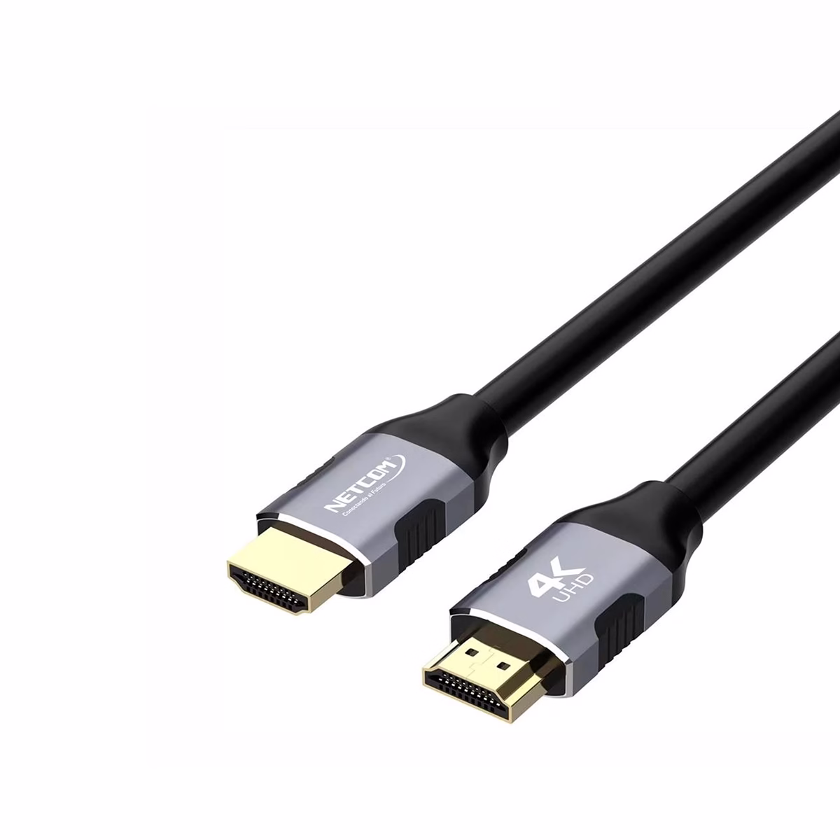 Cable HDMI 8MT 4K v2.0 60Hz 18Gbps 3D Full Cobre NETCOM PE-HD0108_____05 Cable HDMI 8MT 4K v2.0 60Hz 18Gbps 3D Full Cobre NETCOM PE-HD0108, Cable HDMI 4K de 8 metros Netcom PE-HD0108, 100% cobre, con conectores de aleación de aluminio y contactos dorados, un producto de HD Multimedia PERU SAC.