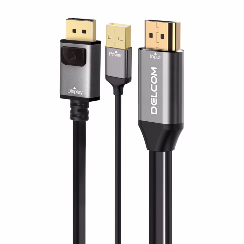 Cable HDMI a DisplayPort Activo 4K@60Hz Ultra HD Delcom DL-HMDMU-02______01 Cable HDMI a DisplayPort K Activo Metros Hz Ultra HD Delcom DL HMDMU Usa tus Monitores DP con un equipo HDMI
