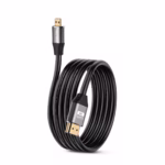 Cable Micro HDMI 2MT 4K UHD Premium HDR 18Gbps 3D ARC Delcom DL-AHD2102-02, Cable Micro HDMI a HDMI 4K de 2 metros Delcom DL-AHD2102-02 con conectores de aleación de aluminio, un producto premium de HD Multimedia PERU SAC.
