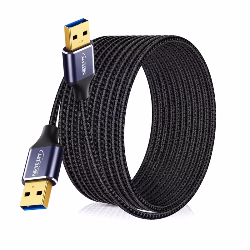 Cable USB-A de 8 Metros USB 3.0 Macho a Macho 5Gbps NETCOM PE-AM0308___01 Cable USB A de Metros USB Macho a Macho NETCOM PE AM Máximo Alcance para tus Dispositivos