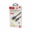 Cable USB C a Micro B de MT para Disco Duro Externo NETCOM PE CA El Cable ideal para tu Disco Externo Cable USB C a Micro B  de  metro Netcom PE CA mostrando el conector USB C y el conector ancho Micro B  para discos duros un producto de HD Multimedia PERU SAC