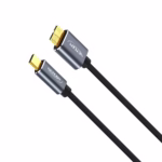 Cable USB-C a Micro-B de 30cm Enmallado NETCOM PE-CA0103: La Conexión Perfecta para tu Disco Duro Portátil, Cable premium USB-C a Micro-B 3.0 Netcom PE-CA0103 de 30cm enmallado, mostrando sus conectores de aluminio para discos duros externos, un producto de HD Multimedia PERU SAC.