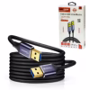 Cable USB Macho a Macho de MT USB  Gbps NETCOM PE US Máximo Alcance para tus Periféricos Cable USB  premium de  metros Netcom PE US mostrando sus dos conectores macho USB A con cabezales de aleación de aluminio un producto de HD Multimedia PERU SAC Cable USB Macho de  Metros NETCOM PE US USB  Gbps Calidad Premium Máximo Alcance para tus Periféricos