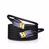 Cable USB Macho a Macho de MT USB  Gbps NETCOM PE US Máximo Alcance para tus Periféricos Cable USB  premium de  metros Netcom PE US mostrando sus dos conectores macho USB A con cabezales de aleación de aluminio un producto de HD Multimedia PERU SAC