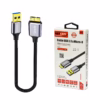 Cable USB a Micro B de cm para Disco Externo Cable Enmallado NETCOM PE CA Cable premium USB  a Micro B Netcom PE CA de cm enmallado mostrando sus conectores de aluminio para discos duros externos un producto de HD Multimedia PERU SAC Cable para Disco Externo