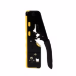 Crimping RJ45 EZ Cat6/5e Pass Through LT USA HT-719: Conexiones más Seguras y Confiables, Herramienta de crimpado (crimping tool) LT USA HT-719 para conectores RJ45 Pass Through (EZ), mostrando sus cuchillas de corte y pelado, un producto para redes de HD Multimedia PERU SAC.