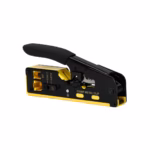 Crimping RJ45 EZ Cat6/5e Pass Through LT USA HT-719: Conexiones más Seguras y Confiables, Herramienta de crimpado (crimping tool) LT USA HT-719 para conectores RJ45 Pass Through (EZ), mostrando sus cuchillas de corte y pelado, un producto para redes de HD Multimedia PERU SAC.