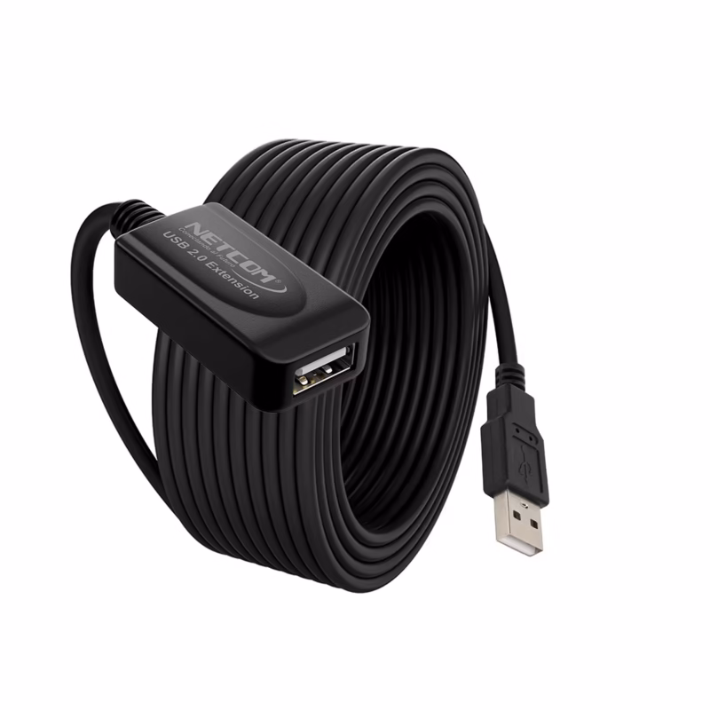 Extensión USB MT Activo USB  Mbps NETCOM PE UA Lleva tu Conexión USB a  Metros sin Perder Señal