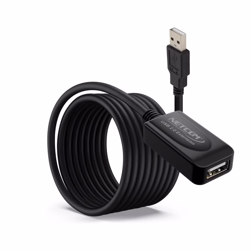 Extensión USB  Metros Activo USB  Mbps NETCOM PE UA Lleva tu Conexión USB lejos sin Perder Señal