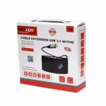 Extensión USB-C a USB-A 10MT Activa 5GBPS 60W NETCOM PE-EX0310: Lleva tu Conexión USB-C a 10 Metros sin Perder Velocidad, Extensor USB-C 10MT con amplificador y conectores Gold Plated HD Multimedia PERU SAC