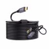 Extensión USB C a USB MT Activa GBPS NETCOM PE EX Lleva tu Conexión USB C a  Metros sin Perder Velocidad Cable extensor USB C activo de  metros Netcom PE EX mostrando el conector de entrada USB C y el extremo hembra USB A con su conector de alimentación auxiliar un producto de HD Multimedia PERU SAC