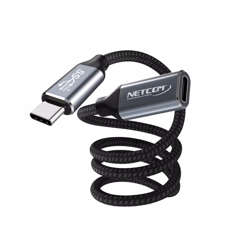 Cable Extensión USB C de MT USB  Gen Gbps NETCOM PE CA