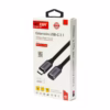 Cable Extensión USB C de MT USB  Gen Gbps NETCOM PE CA  Cable Extensión USB C de MT USB  Gen Gbps NETCOM PE CA Cable de extensión USB C a USB C de  metro Netcom PE CA enmallado y con conectores de aluminio soporta Gbps W PD y K un producto de HD Multimedia PERU SAC  HD Multimedia PERU SAC
