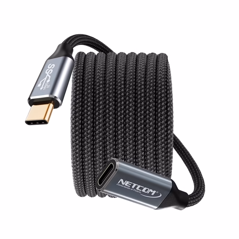 Cable Extensión USB C MT USB  Gen Gbps NETCOM PE CE