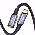 Cable Extensión USB-C 3MT USB 3.1 Gen2 10Gbps NETCOM PE-CA0113, Cable de extensión USB-C a USB-C de 3 metros Netcom PE-CA0113, enmallado y con conectores de aluminio, soporta 10Gbps, 100W PD y 4K, un producto de HD Multimedia PERU SAC.
