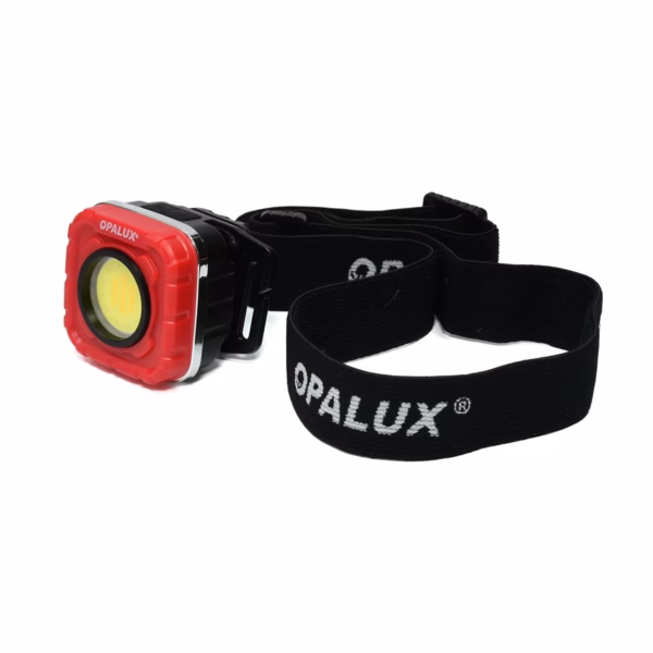 Linterna Frontal Recargable 5W LED Tri-Color Opalux OP-9004: Ideal para Camping y Trabajos de Mantenimiento, Linterna frontal recargable Opalux OP-9004 tri-color con su banda elástica y base imantada, un producto de iluminación profesional de HD Multimedia PERU SAC.