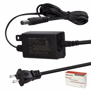 Adaptador 12V 1A Switching con Voltaje Regulado HikVision DS-2FA1201-DL(US): El Equipo Ideal para tus Cámaras de Seguridad, Adaptador Hikvision 12V 1A DS-2FA1201-DL con orejas de montaje en pared disponible en HD Multimedia PERU SAC