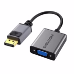 Adaptador DisplayPort a VGA Activo Full HD 1080p@60Hz Delcom DL-ADP2VF01, Adaptador activo DisplayPort a VGA 1080p Delcom DL-ADP2VF01, con conectores de aluminio y contactos dorados, un producto de HD Multimedia PERU SAC.